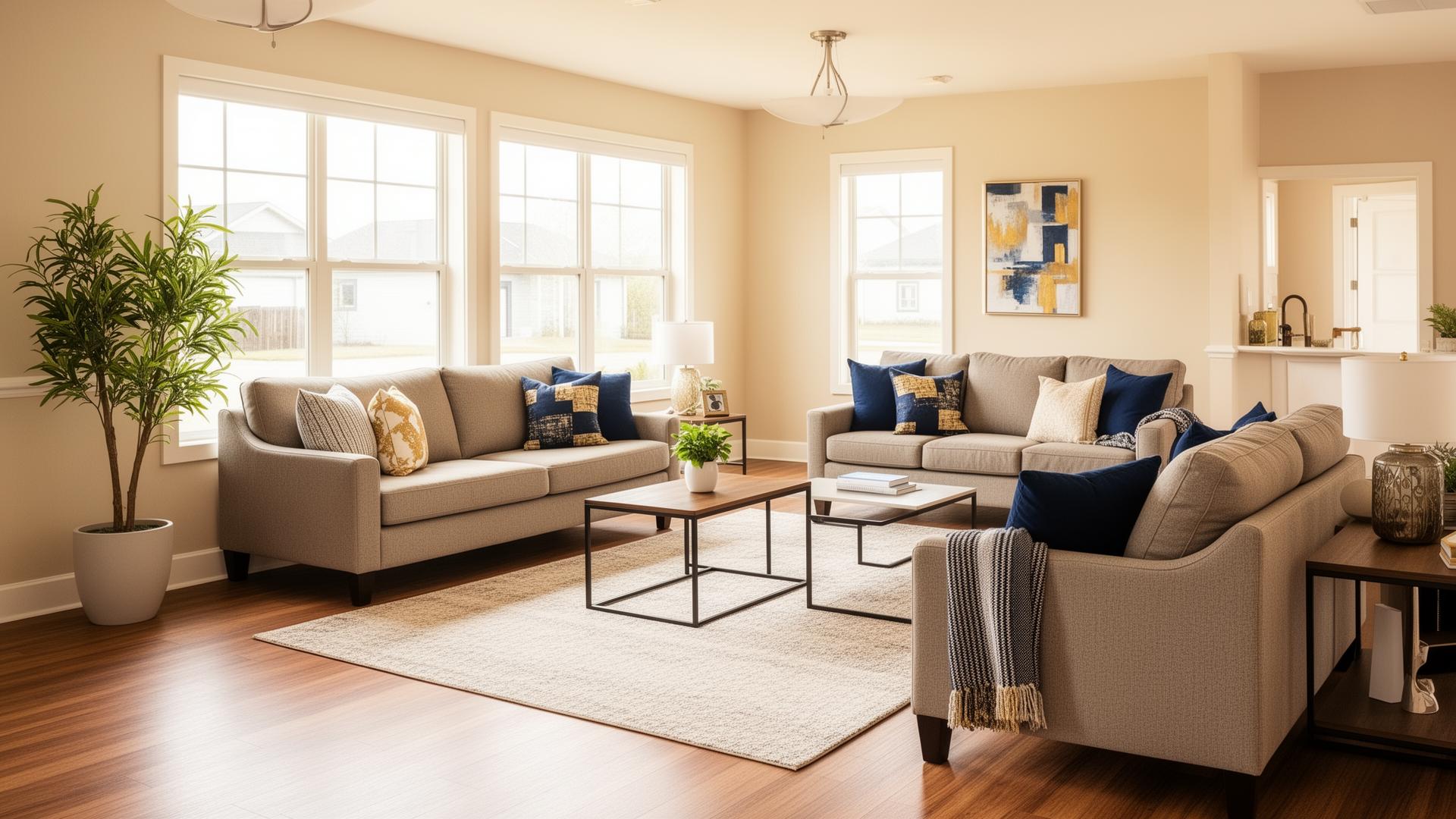 Welcoming shared living space at Solid Ground Independent Living